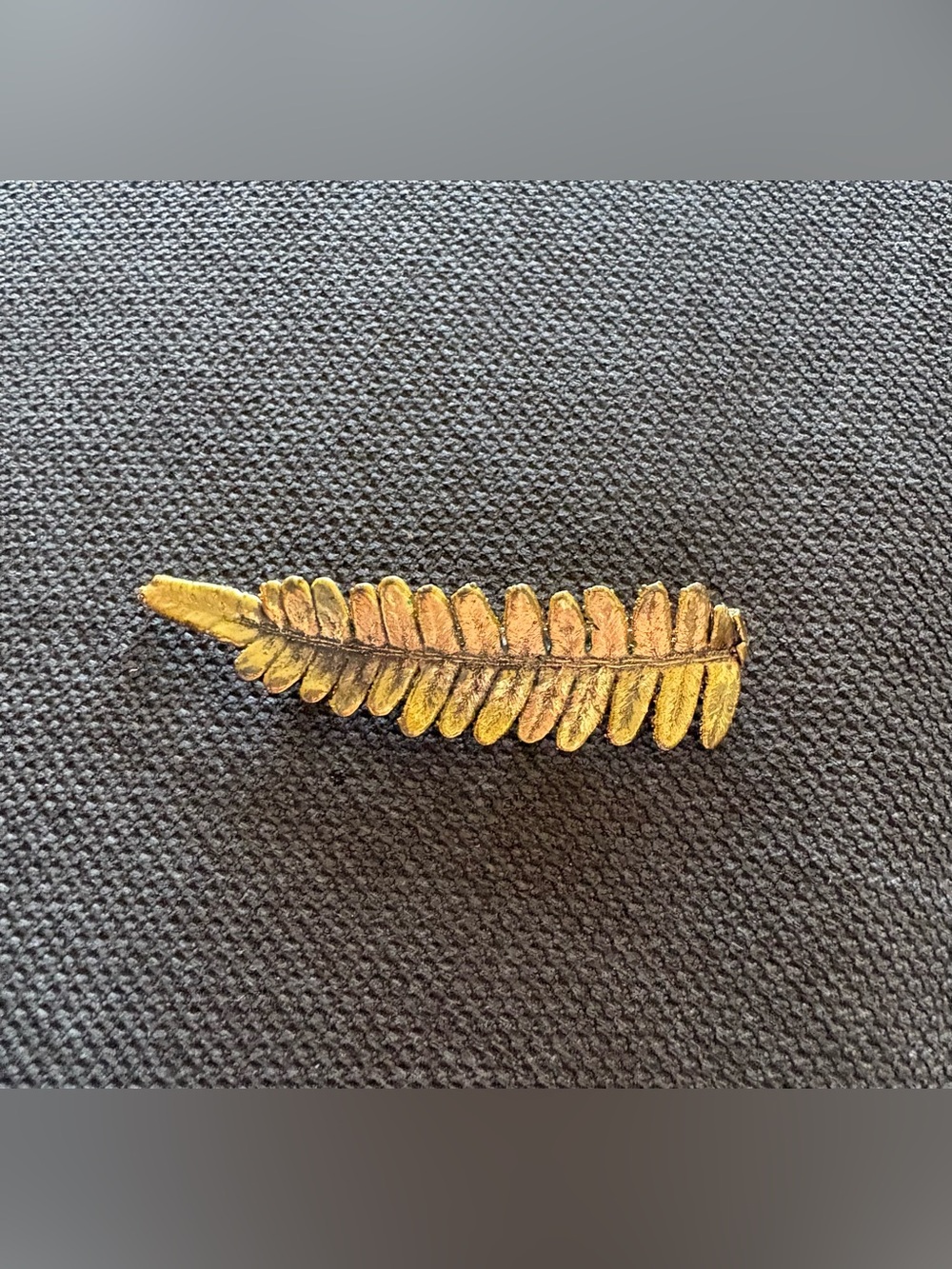 4/$20 Gold Toned Fern Brooch